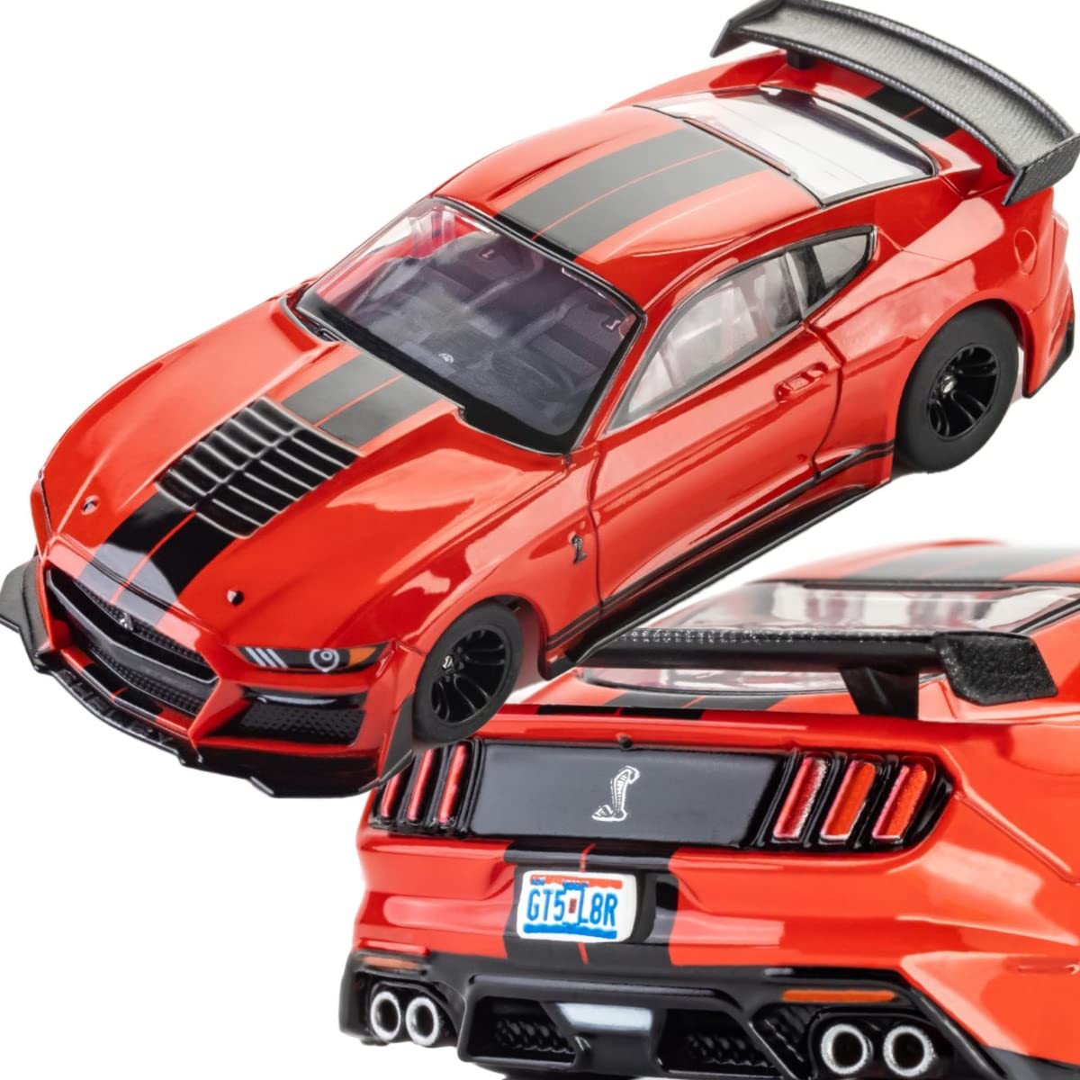 AFX Racemasters 2021 Shelby GT500 HO Slot Car – Race Red/Black | AFX22077