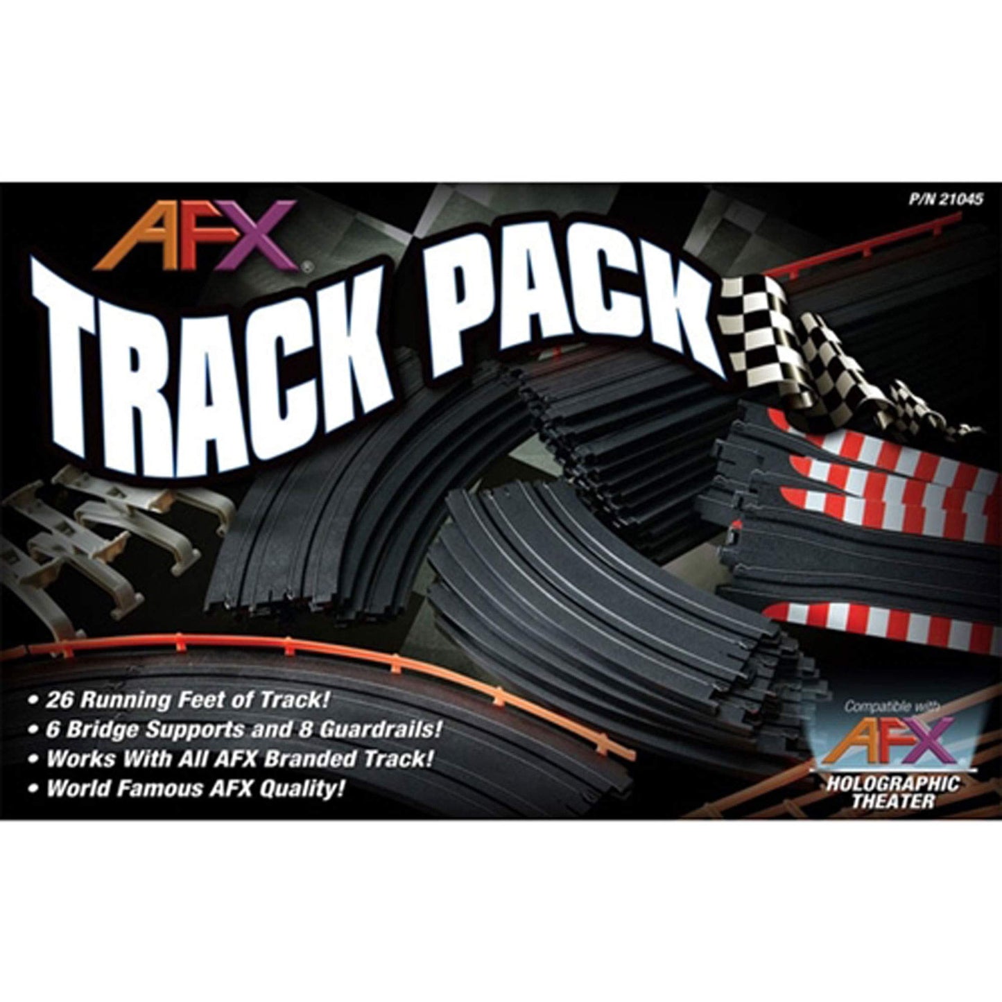AFX Racemasters Track Pack AFX21045 HO Slot Racing Track – Complete Bundle