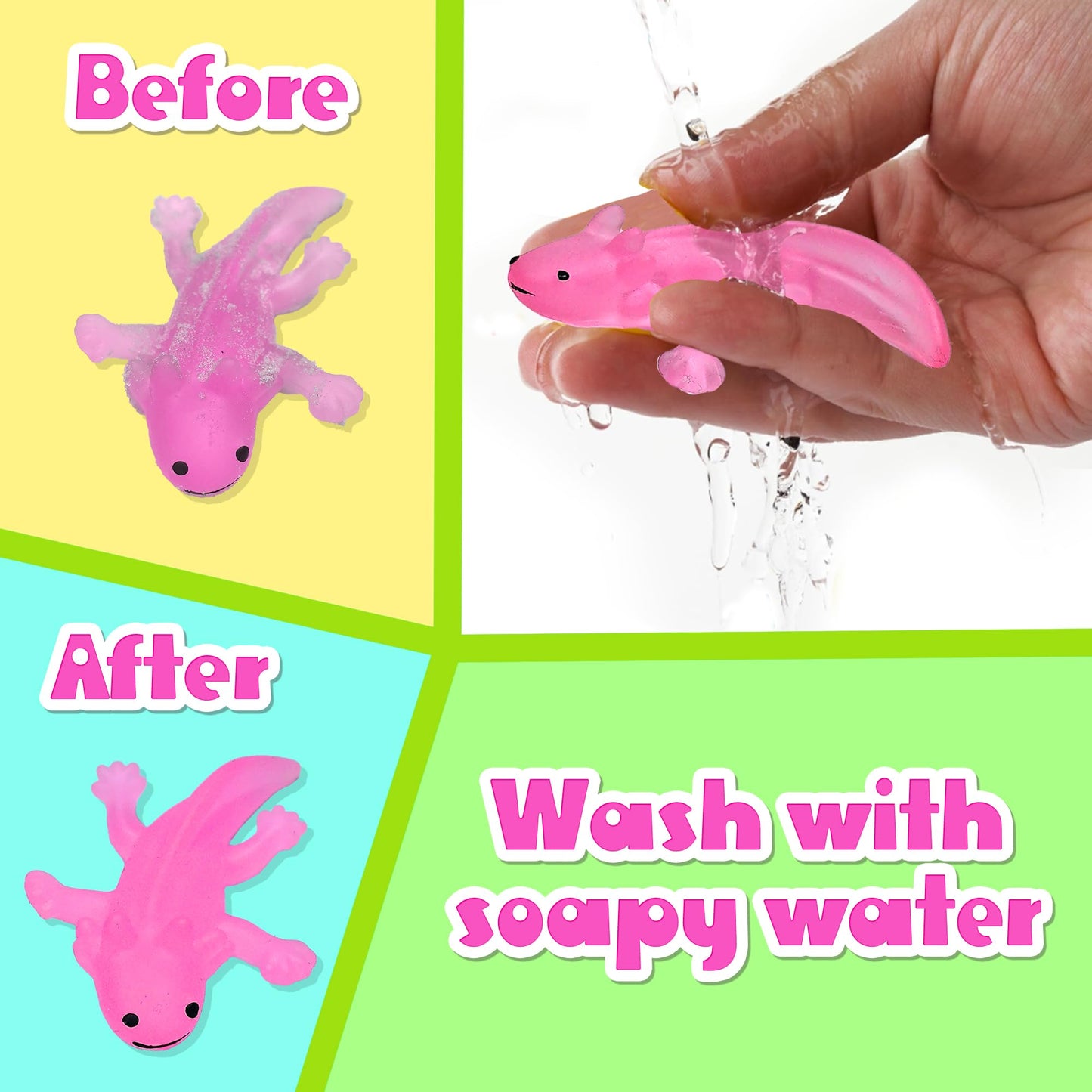 AGENTLAN Axolotl Sensory Bin — Sensory Sand Kit for Toddlers (Ages 3–8)