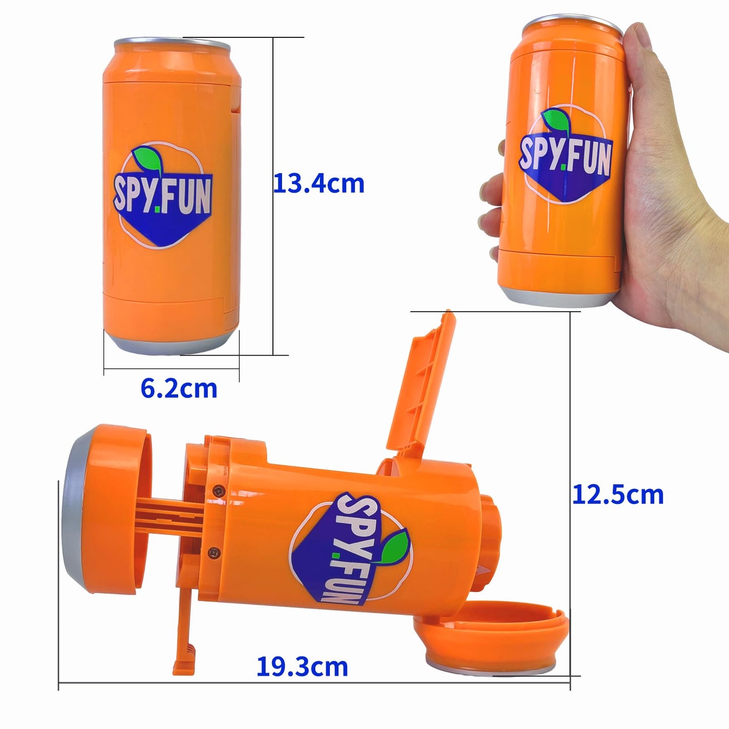 AGM MASTECH Transforming Soda Can Launcher — 30 Foam Darts & 3 Targets (Ages 15+)