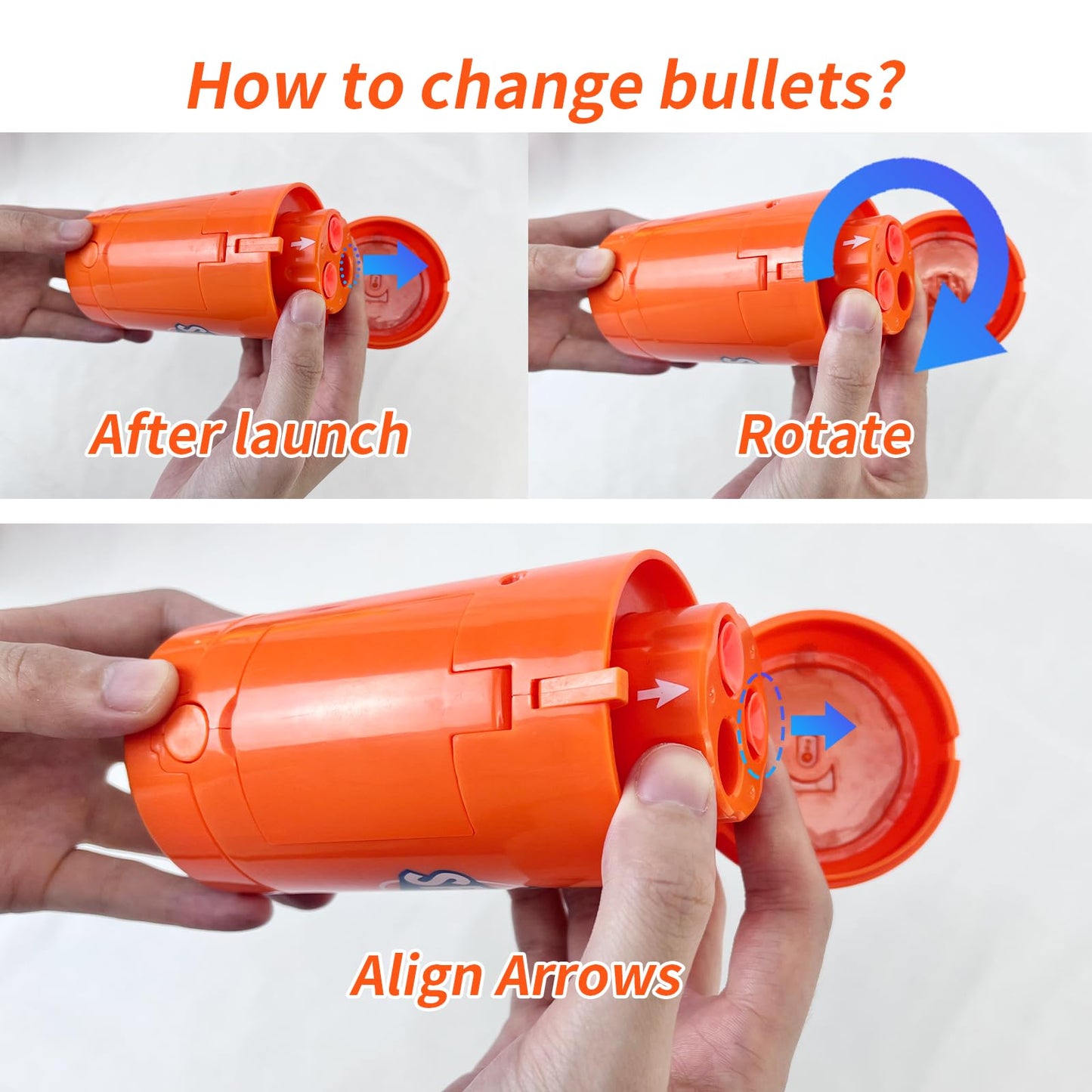 AGM MASTECH Transforming Soda Can Launcher — 30 Foam Darts & 3 Targets (Ages 15+)
