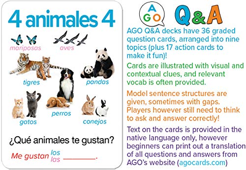 AGO En Español Card Game for Beginners — Learn Spanish Through a Fun Conversational Game