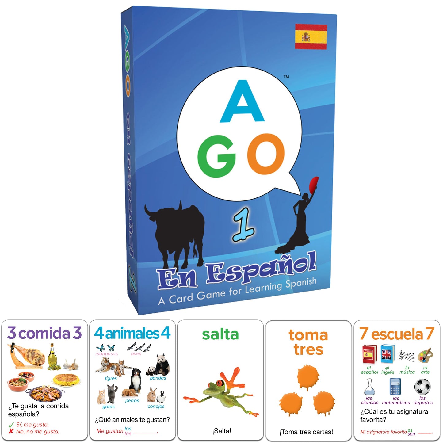 AGO En Español Card Game for Beginners — Learn Spanish Through a Fun Conversational Game