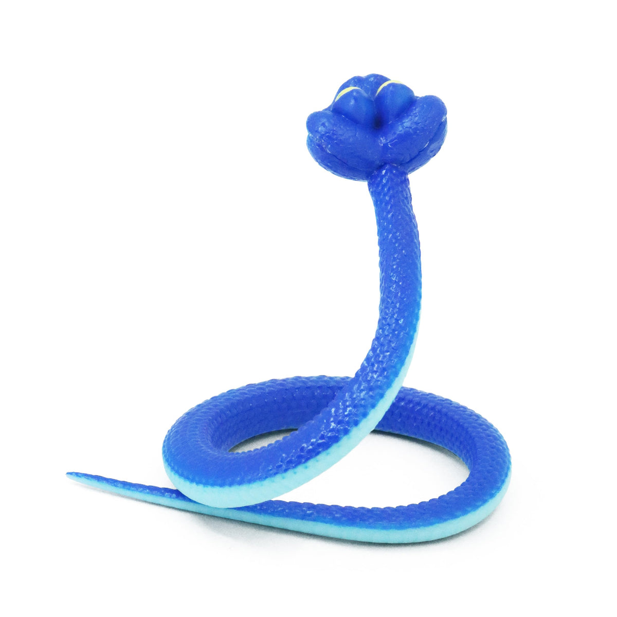 Ahlsense 13-Inch Blue Cartoon Snake PVC Toy – Bendable & Collectible