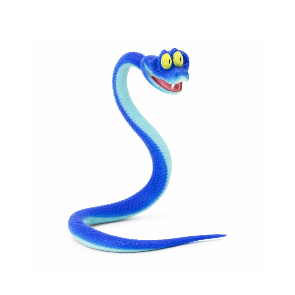 Ahlsense 13-Inch Blue Cartoon Snake PVC Toy – Bendable & Collectible