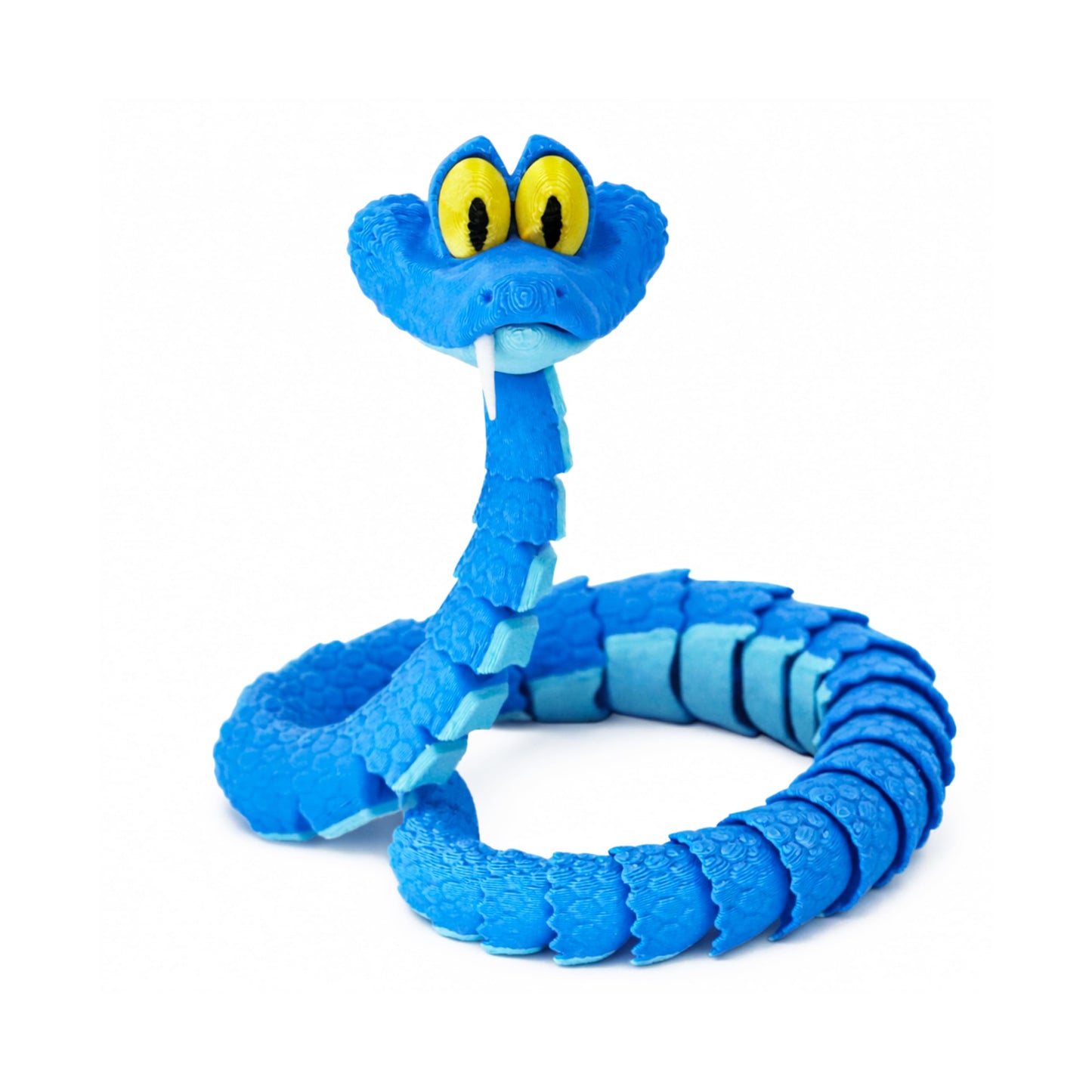 Ahlsense 3D-Printed 17-Inch Gary Snake Toy — Bendable, Articulated Figure