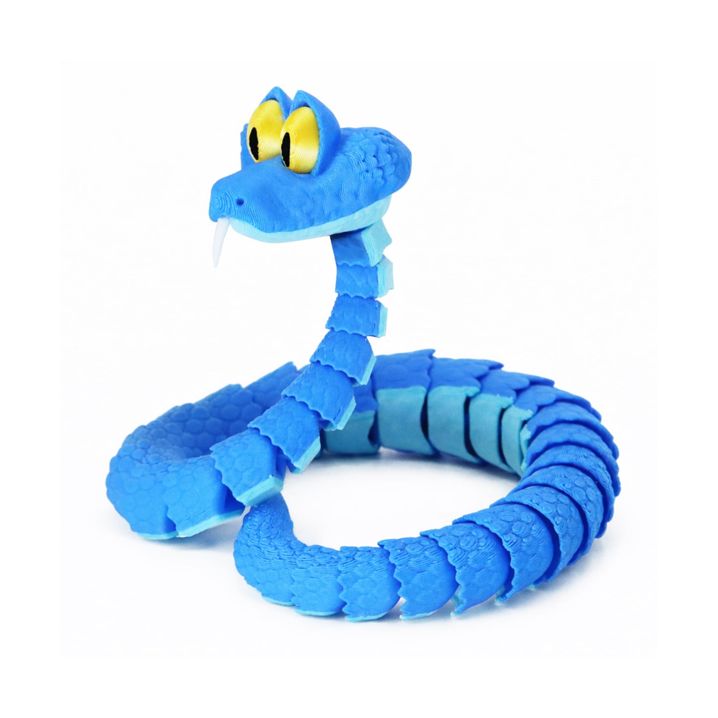 Ahlsense 3D-Printed 17-Inch Gary Snake Toy — Bendable, Articulated Figure