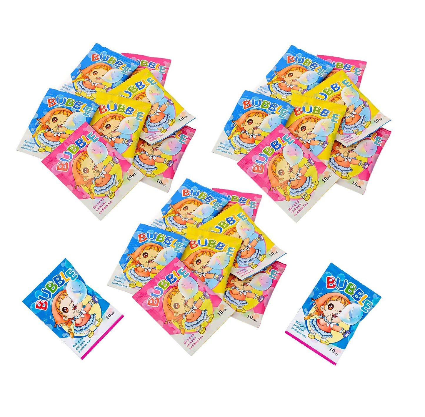 Ahyuan Bubble Concentrate – Just Add Water for Giant & Regular Bubbles (30 Pack)