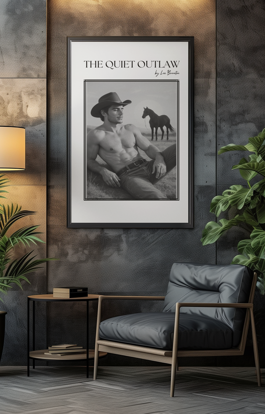 80s Western Cowboy Wall Art - The Quiet Outlaw