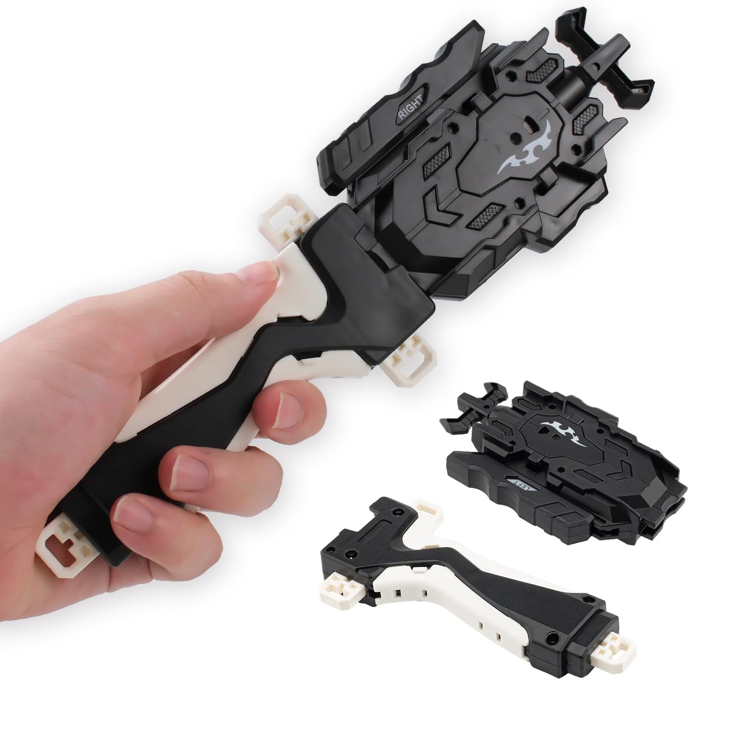 AIBREAY 2-Pack String Launchers & Grips for Burst Gyros – Left/Right Spin