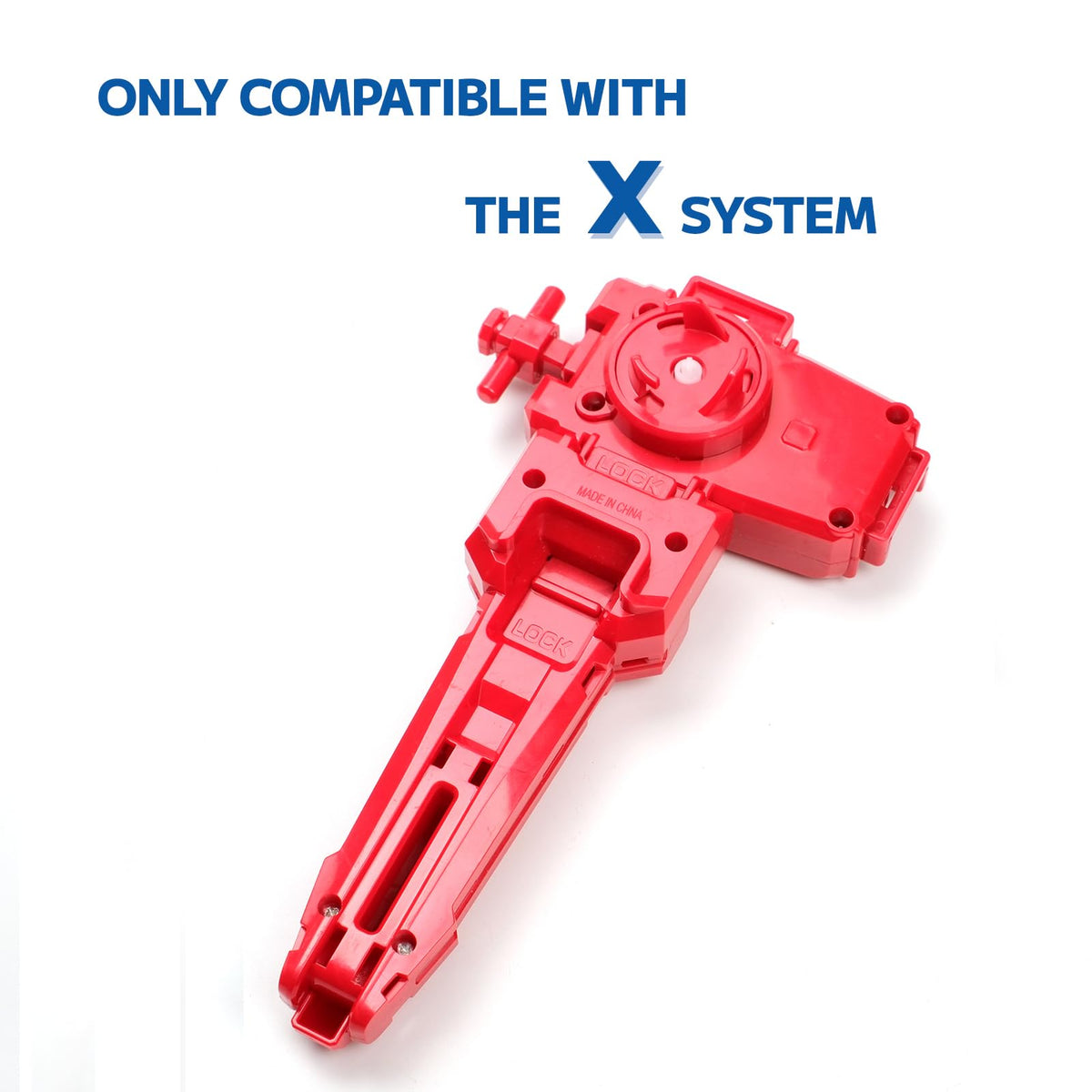 AIBREAY 2 Pack X String Launchers with Grip – X Top Compatible (Red & Blue)