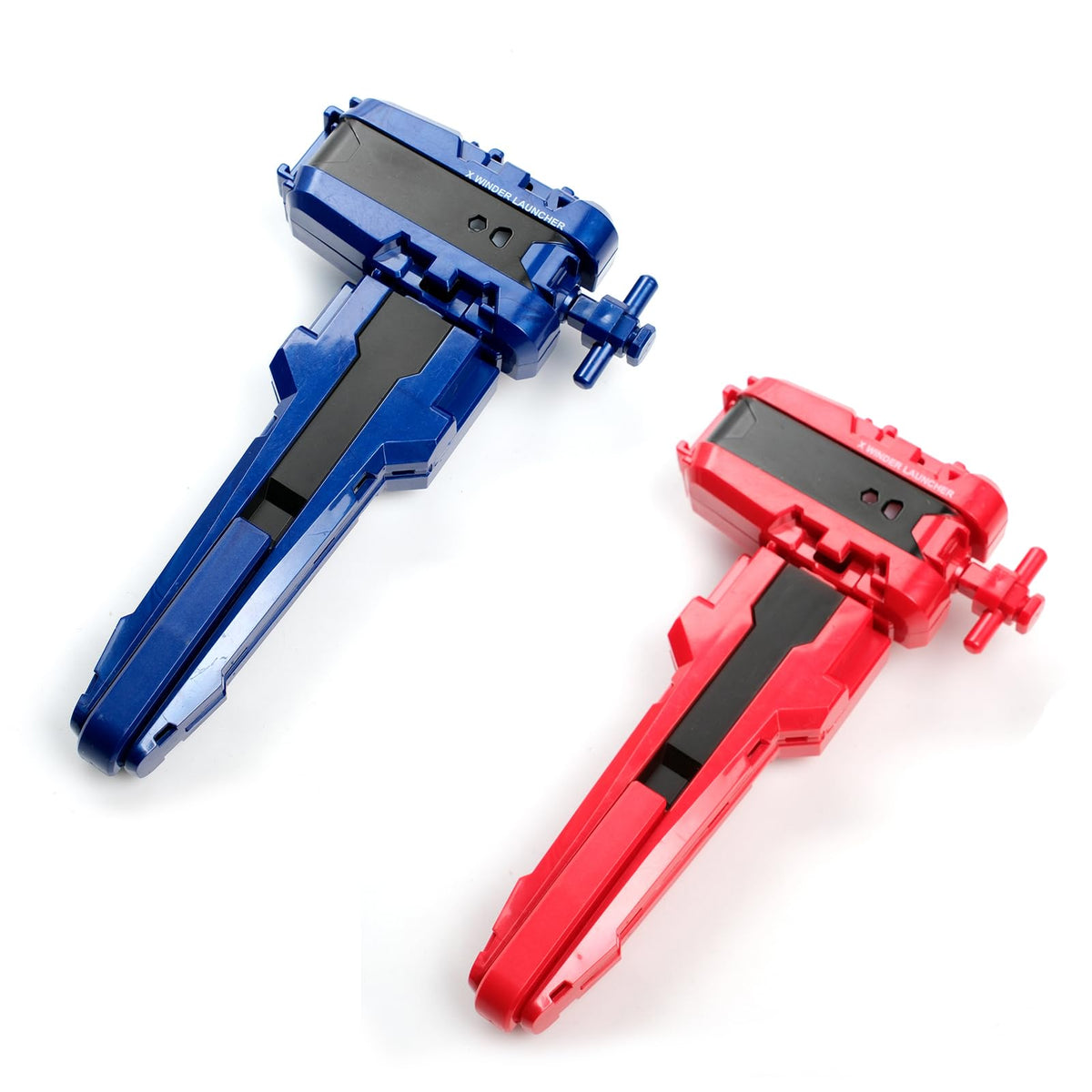 AIBREAY 2 Pack X String Launchers with Grip – X Top Compatible (Red & Blue)
