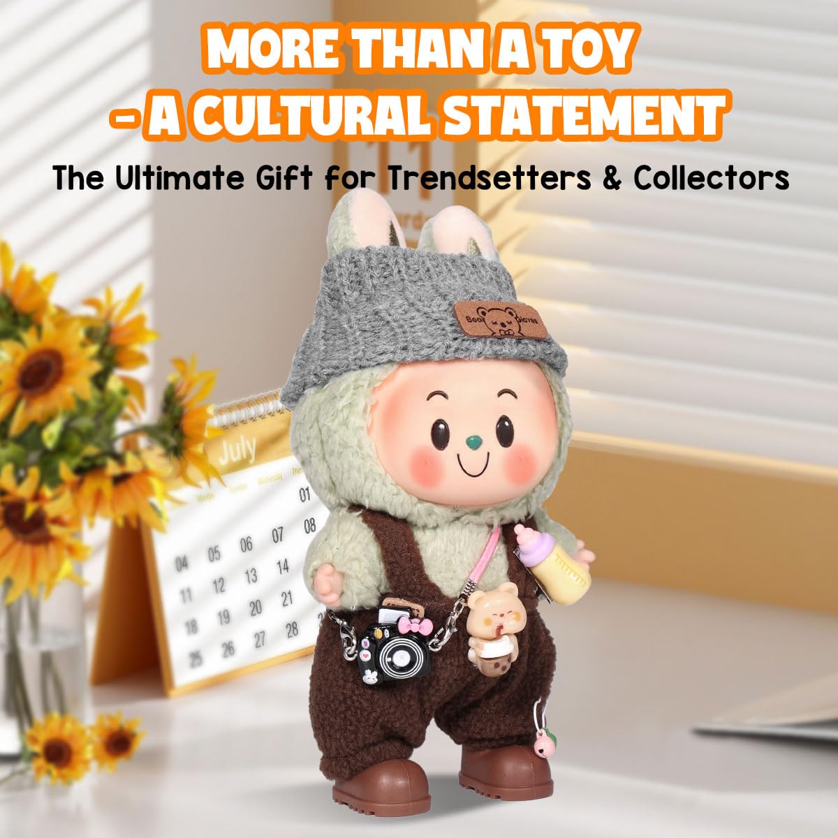 AICase 17cm Doll Clothes Set | 3-Piece Brown Outfit for 17cm Dolls