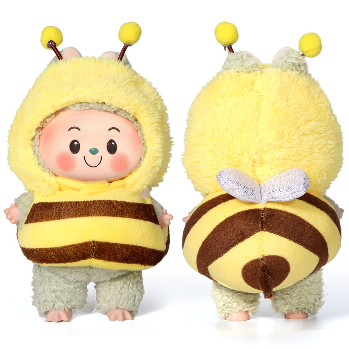 AICase 17cm Doll Bee Outfit – 2-Piece Hat Set