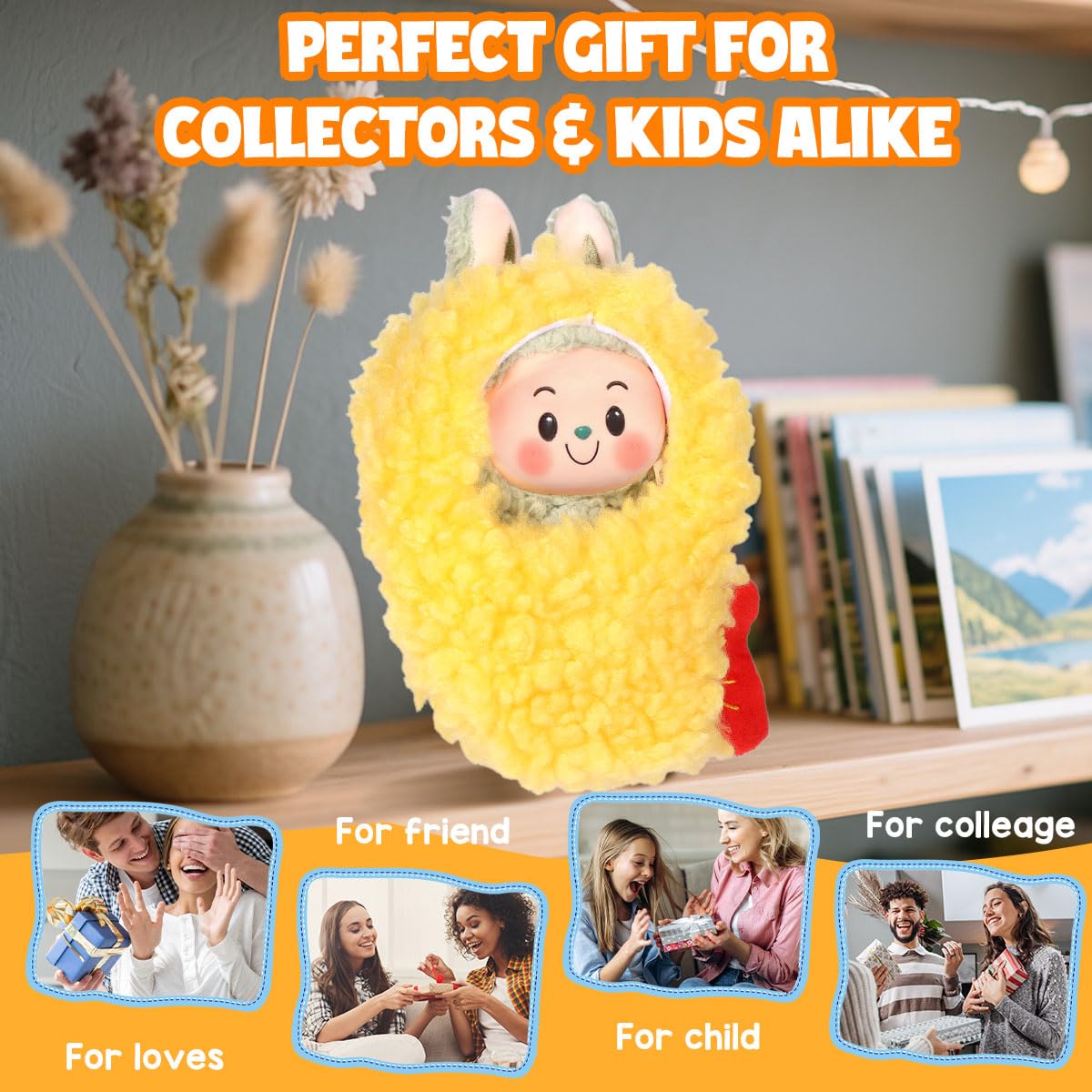 AICase 17cm Doll Outfit – 2-Piece Animal-Inspired Set with Hat