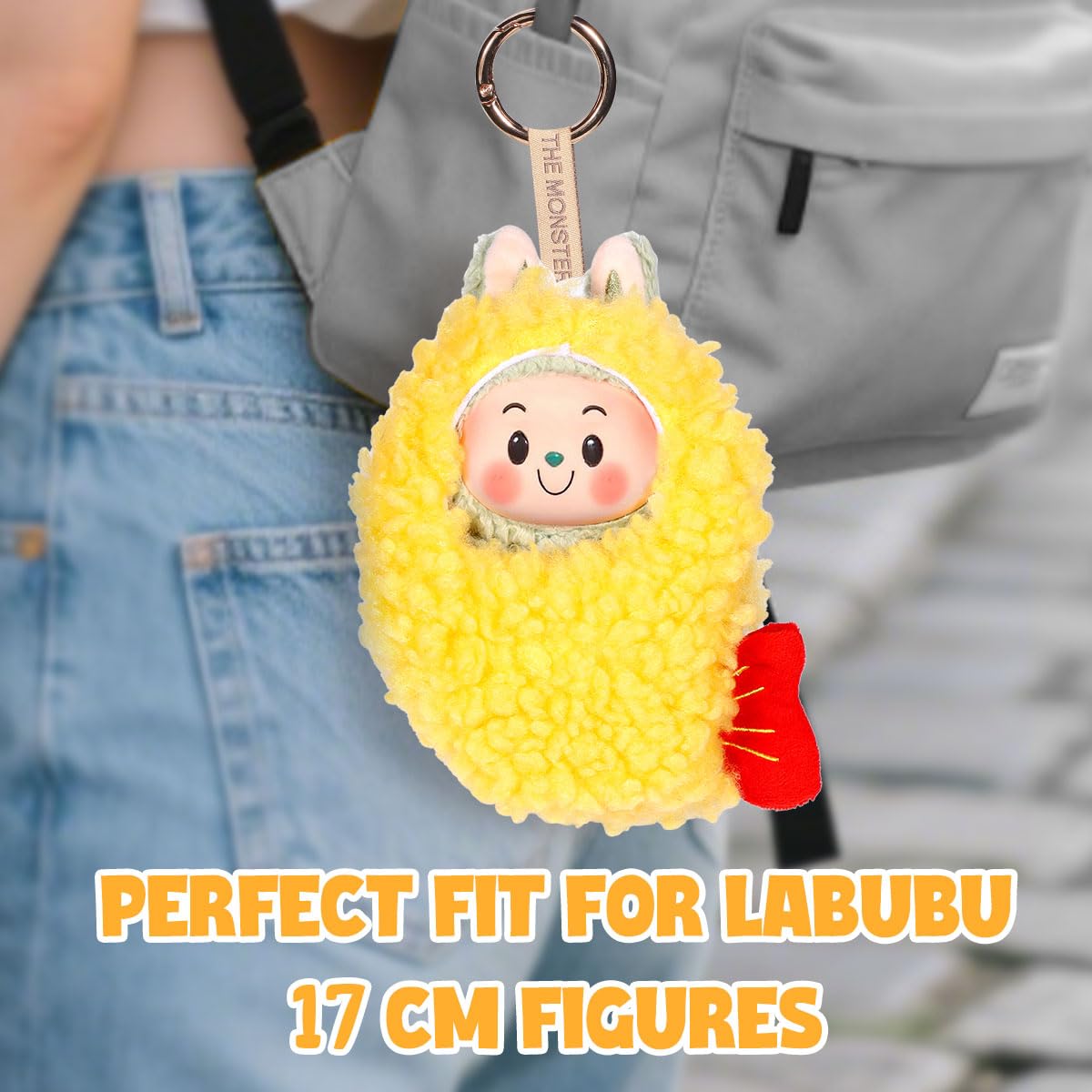 AICase 17cm Doll Outfit – 2-Piece Animal-Inspired Set with Hat