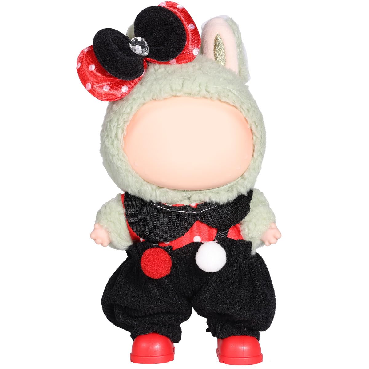 AICase 17cm Doll Clothes Set – 3-Piece Outfit with Hat for Collectors