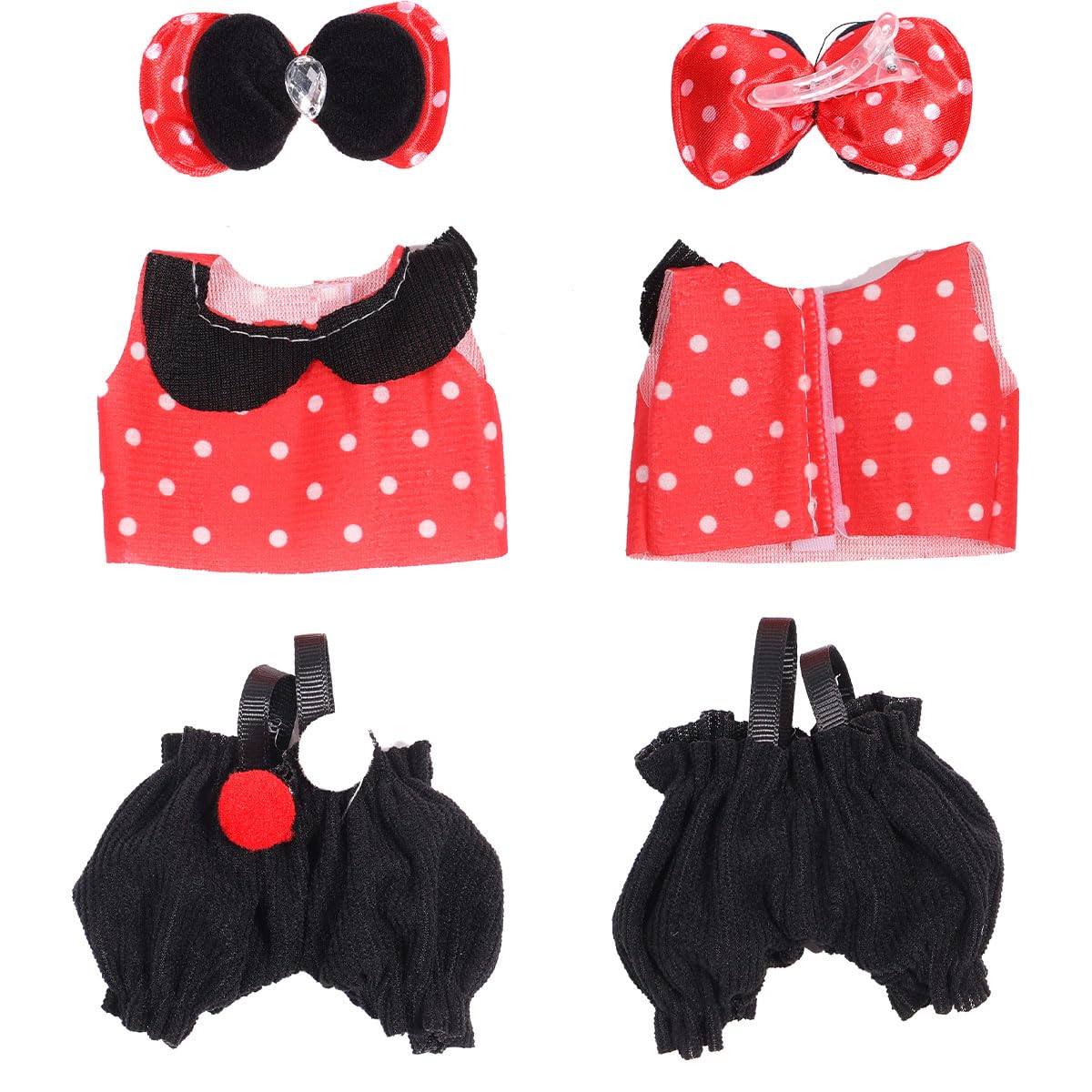 AICase 17cm Doll Clothes Set – 3-Piece Outfit with Hat for Collectors