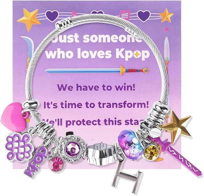 AICase K-Pop Bracelet Collection | Gothic Fusion Jewelry for Fans