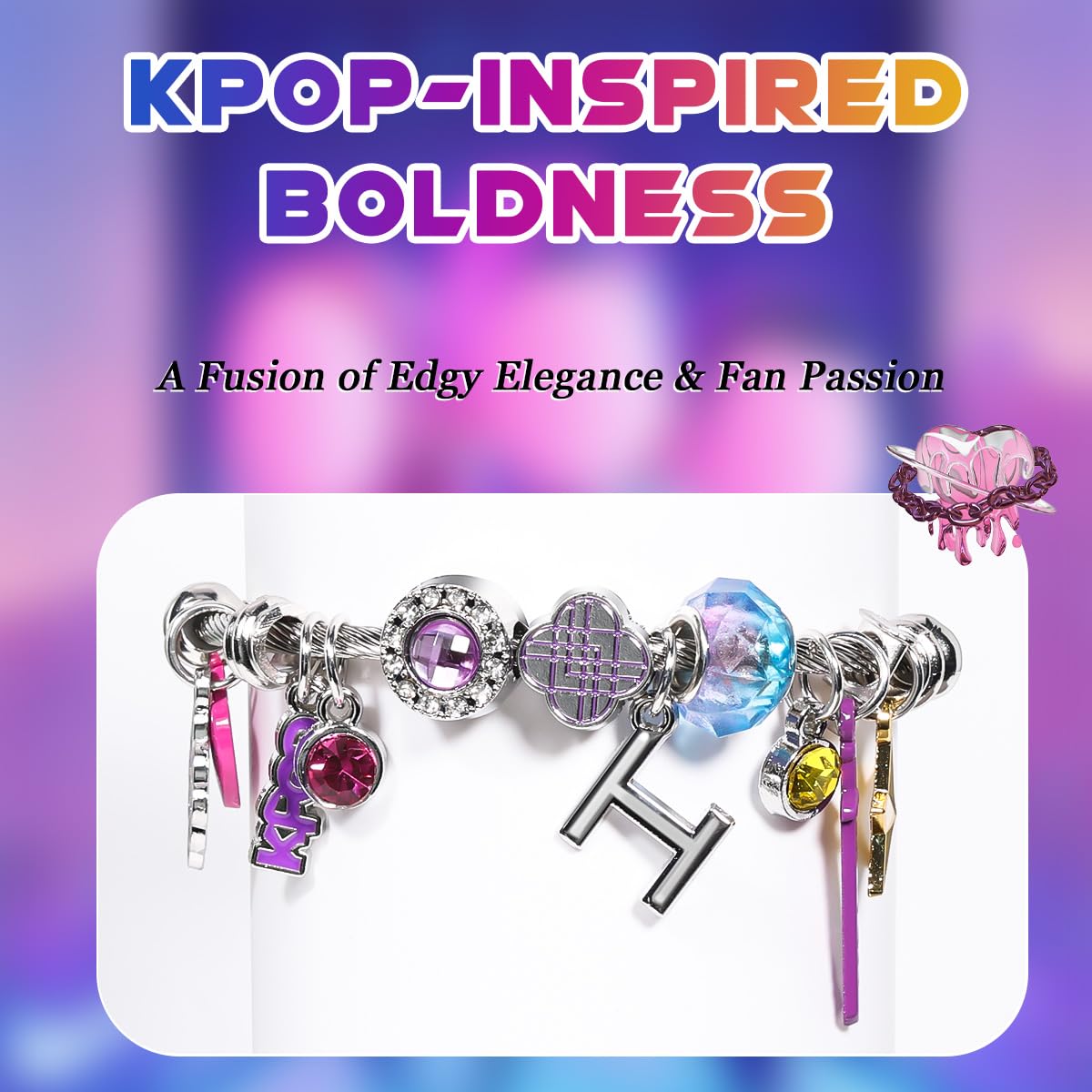 AICase K-Pop Bracelet Collection | Gothic Fusion Jewelry for Fans
