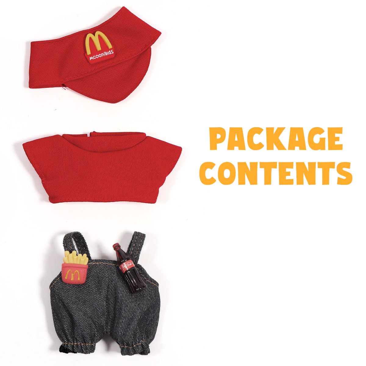 AICase 3-Piece Doll Clothes Set for Lububu 17cm – Hat, Top & Accessories