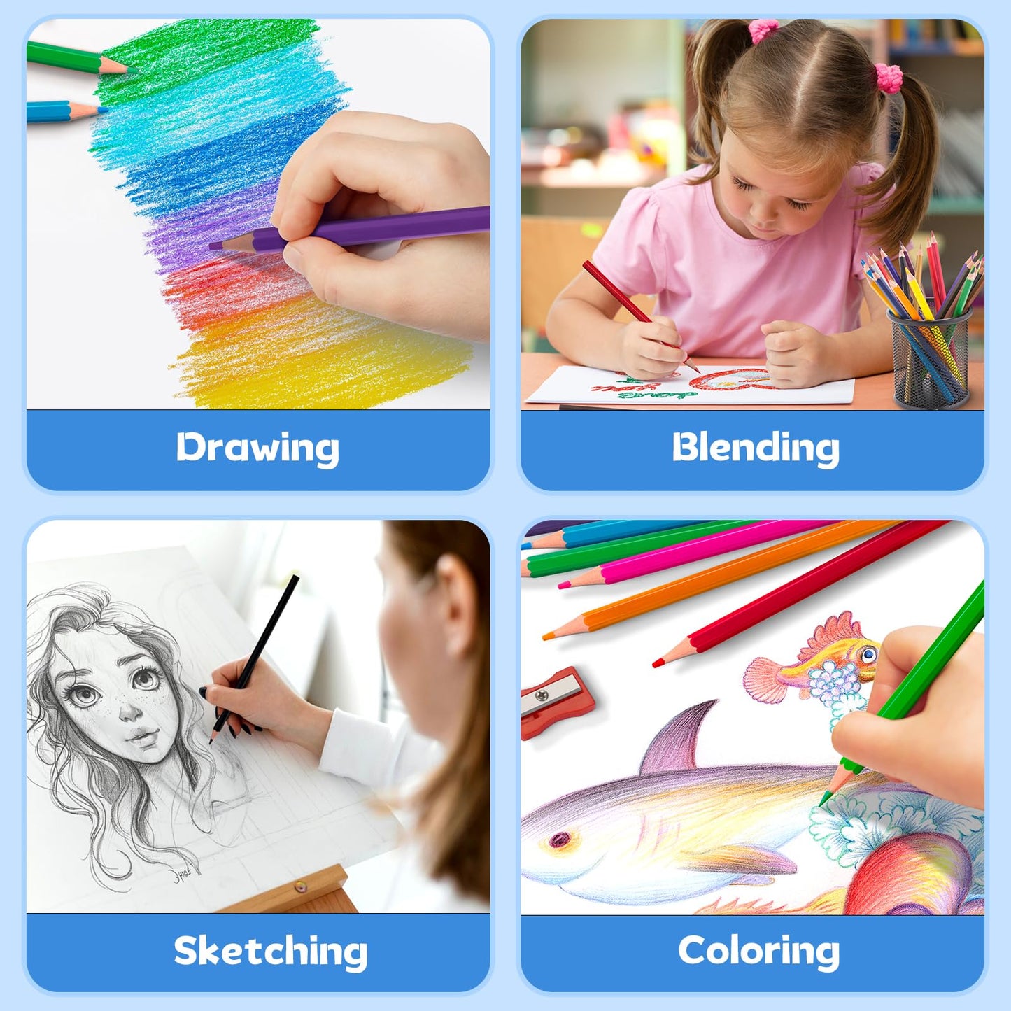 Aigybobo 432-Count Colored Pencils Bulk - 36 Packs, Pre-Sharpened, Non-Toxic Classroom Supplies