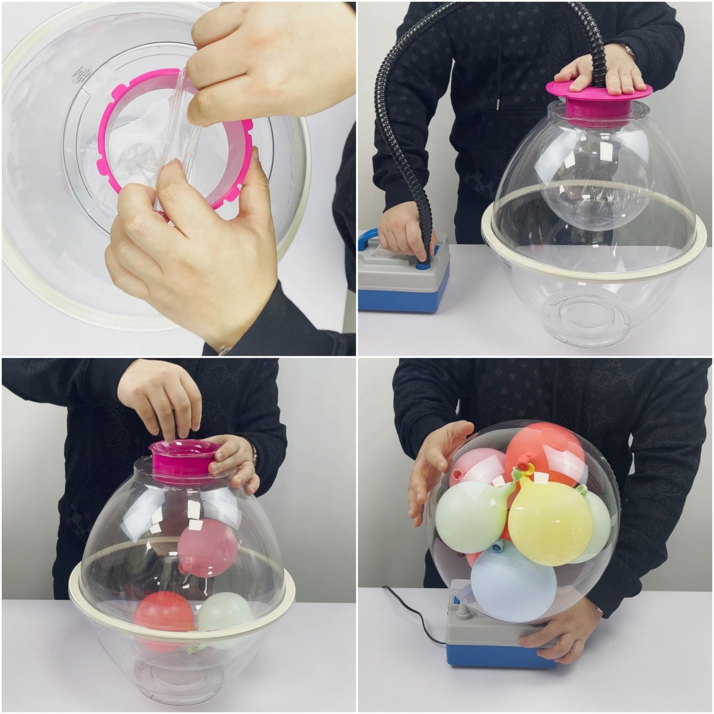 AimeeJL Balloon Stuffer Set – DIY Balloon Pump & Expander for Bouquets, Plush Toys, Weddings