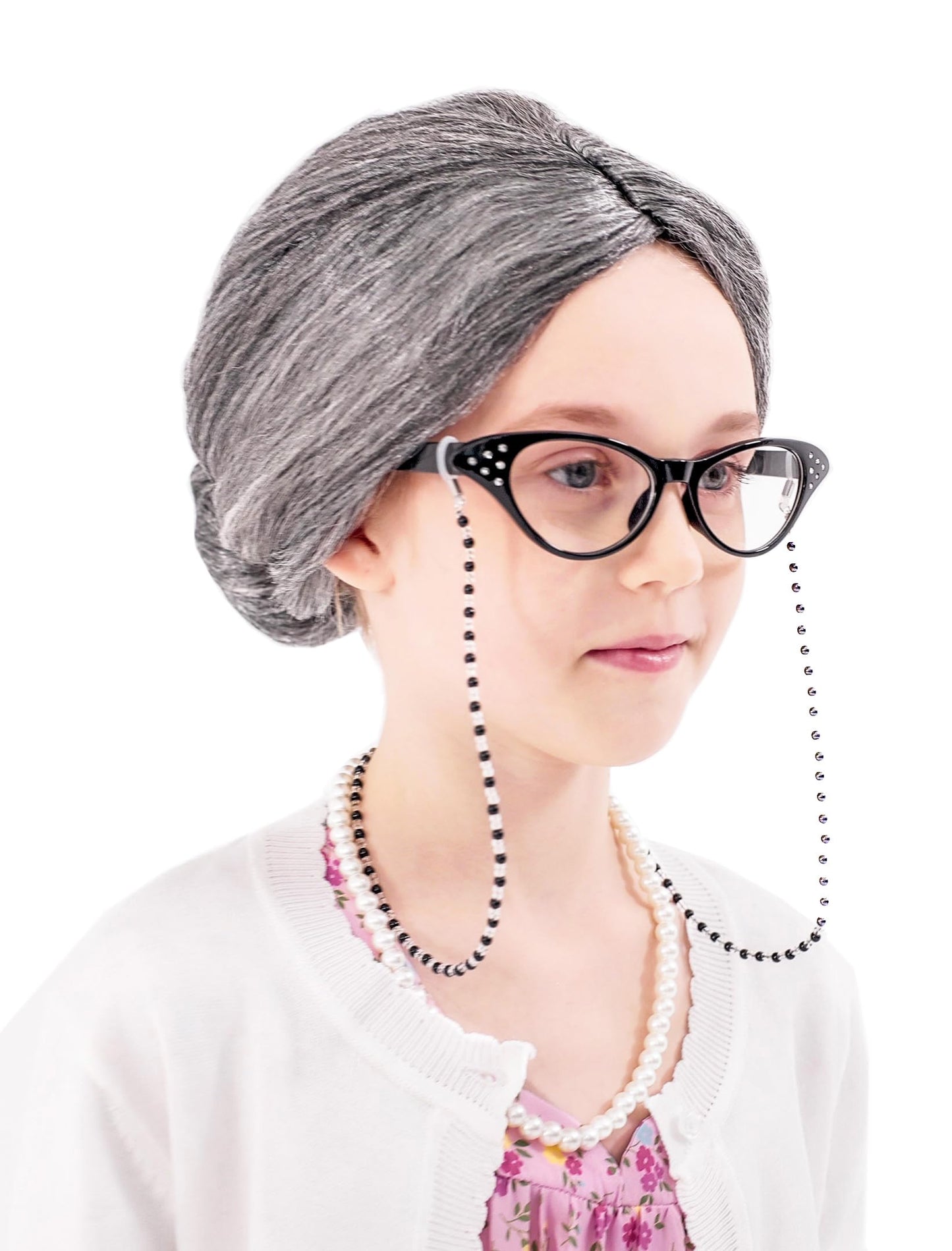 Aimeiar Kids 100 Days of School Costume – Old Lady Granny Set