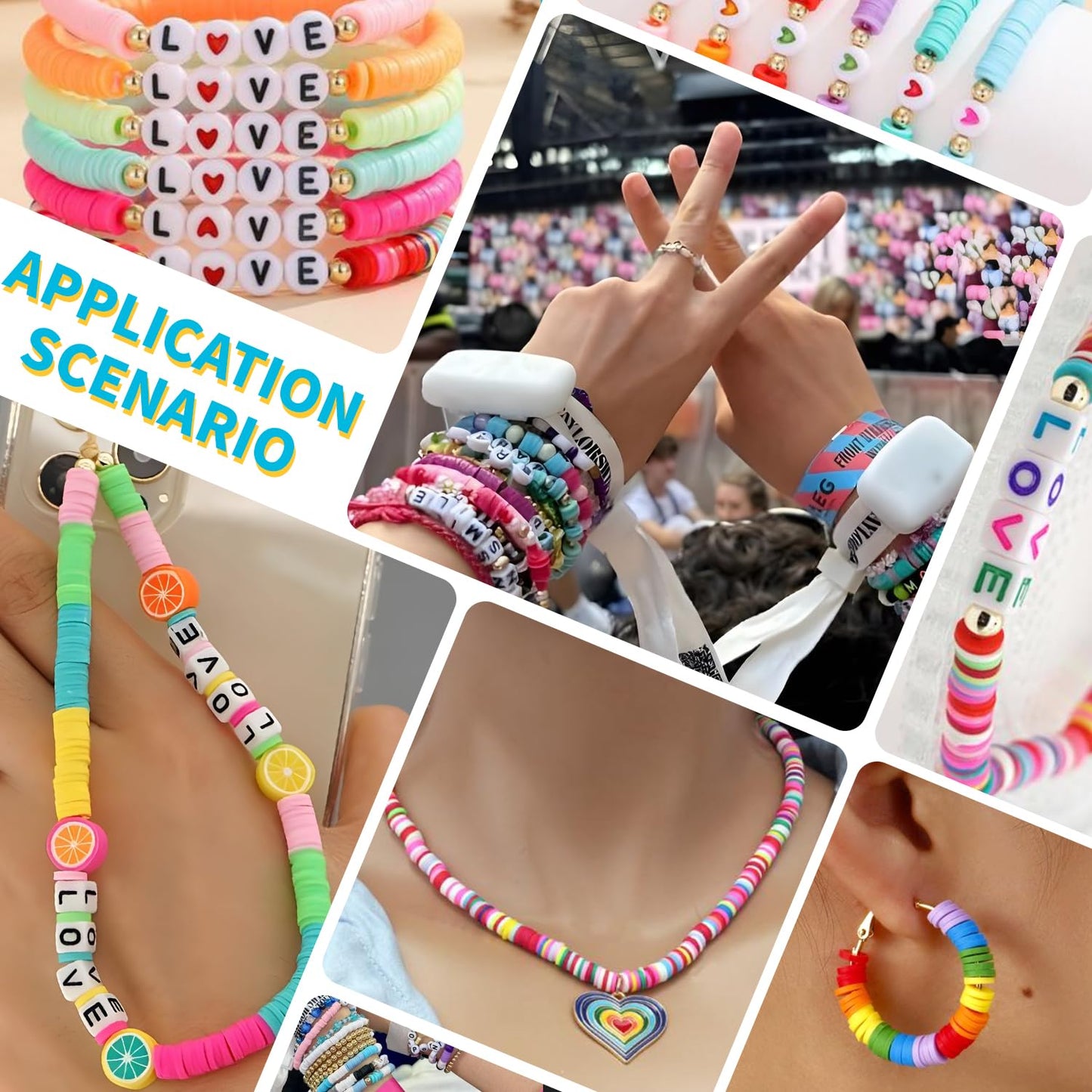 AIPRIDY Bracelet Making Kit for Girls – 3,654-Piece Bead Craft Set for Creative Jewelry (Ages 6+)