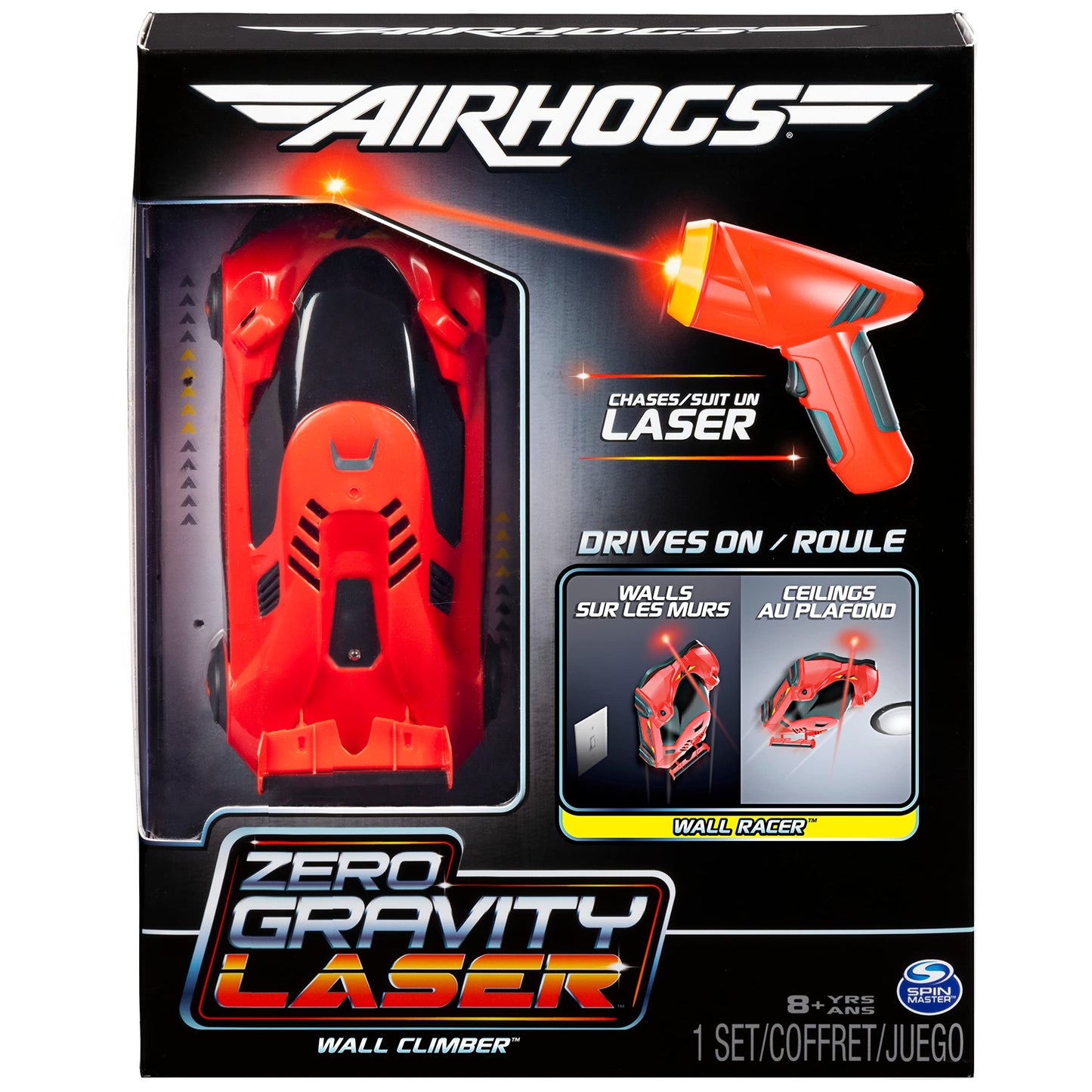 Air Hogs Zero Gravity Laser Wall Racer - Laser-Guided Wall Climbing Car