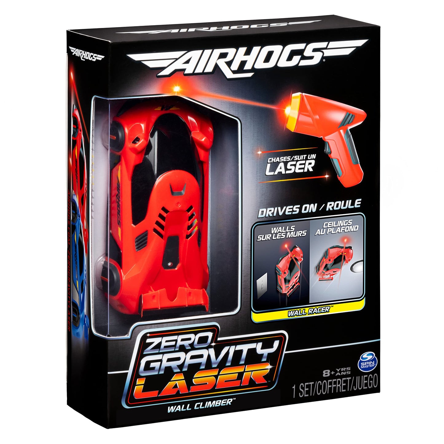 Air Hogs Zero Gravity Laser Wall Racer - Laser-Guided Wall Climbing Car