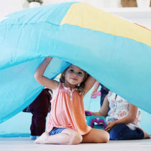 Air Fort: The Original Patented Inflatable Fort for Kids – 30-Second Setup (Beach Ball Blue)