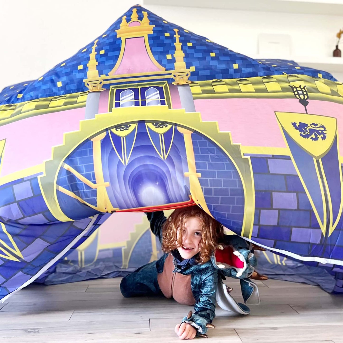 Air Fort Royal Castle – The Original Patented AirFort, 30-Second Inflatable Kid Fort