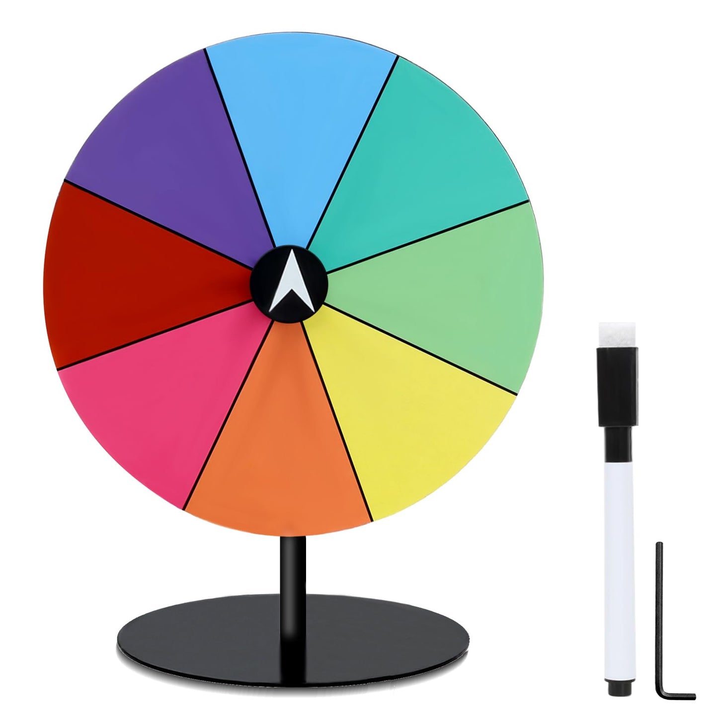 Airpark Prize Wheel – 8-Inch Tabletop Spinning Wheel for Prizes