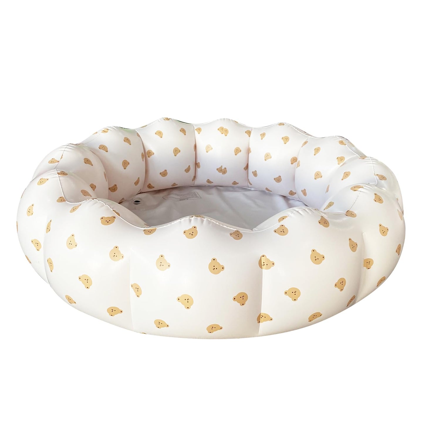 AirSwim Inflatable Baby Pool – Portable 35.4x9.8 in (Bear Head)