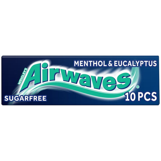 Airwaves Menthol & Eucalyptus Chewing Gum 10 Pieces