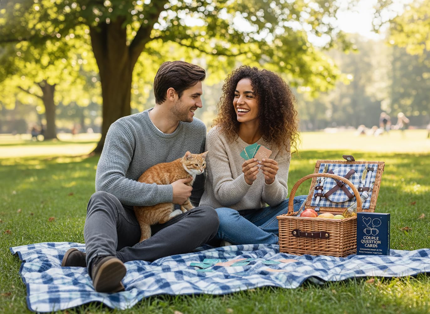 Aisikoo 100 PCS Couples Questions Card Game for Adults – Deepen Date Night Conversations
