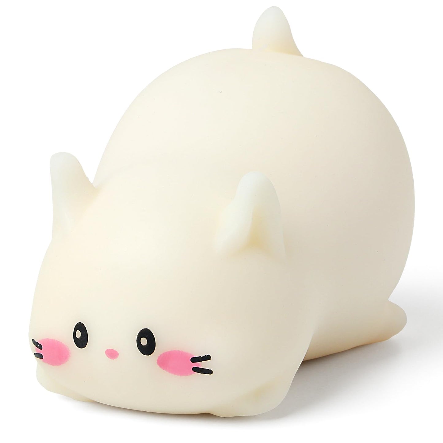AiSiXin Cat Stress Ball White – Cute Squishy Fidget Toy for Kids & Adults