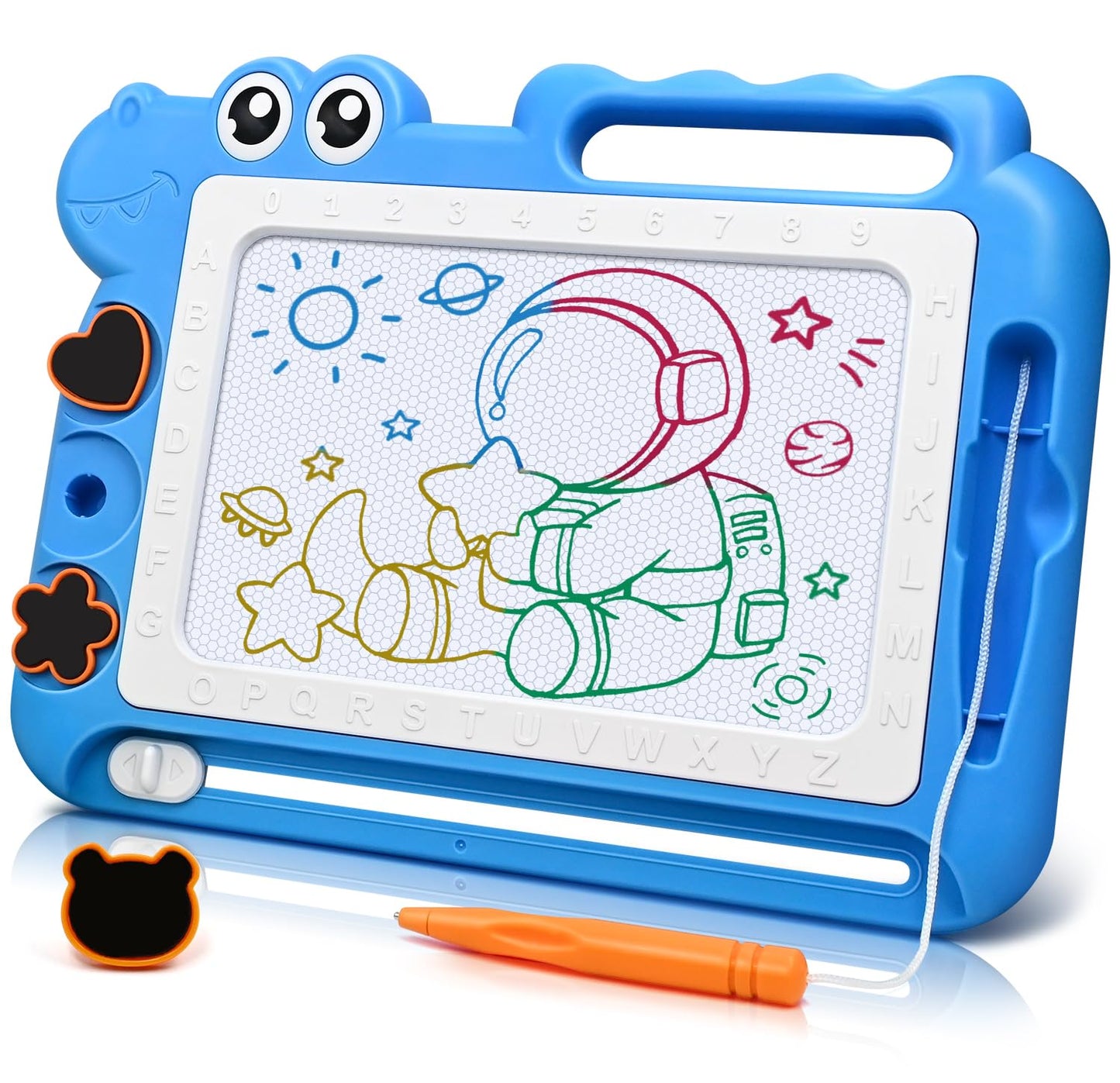 AiTuiTui Magnetic Drawing Board Blue – Travel Doodle Pad for Kids