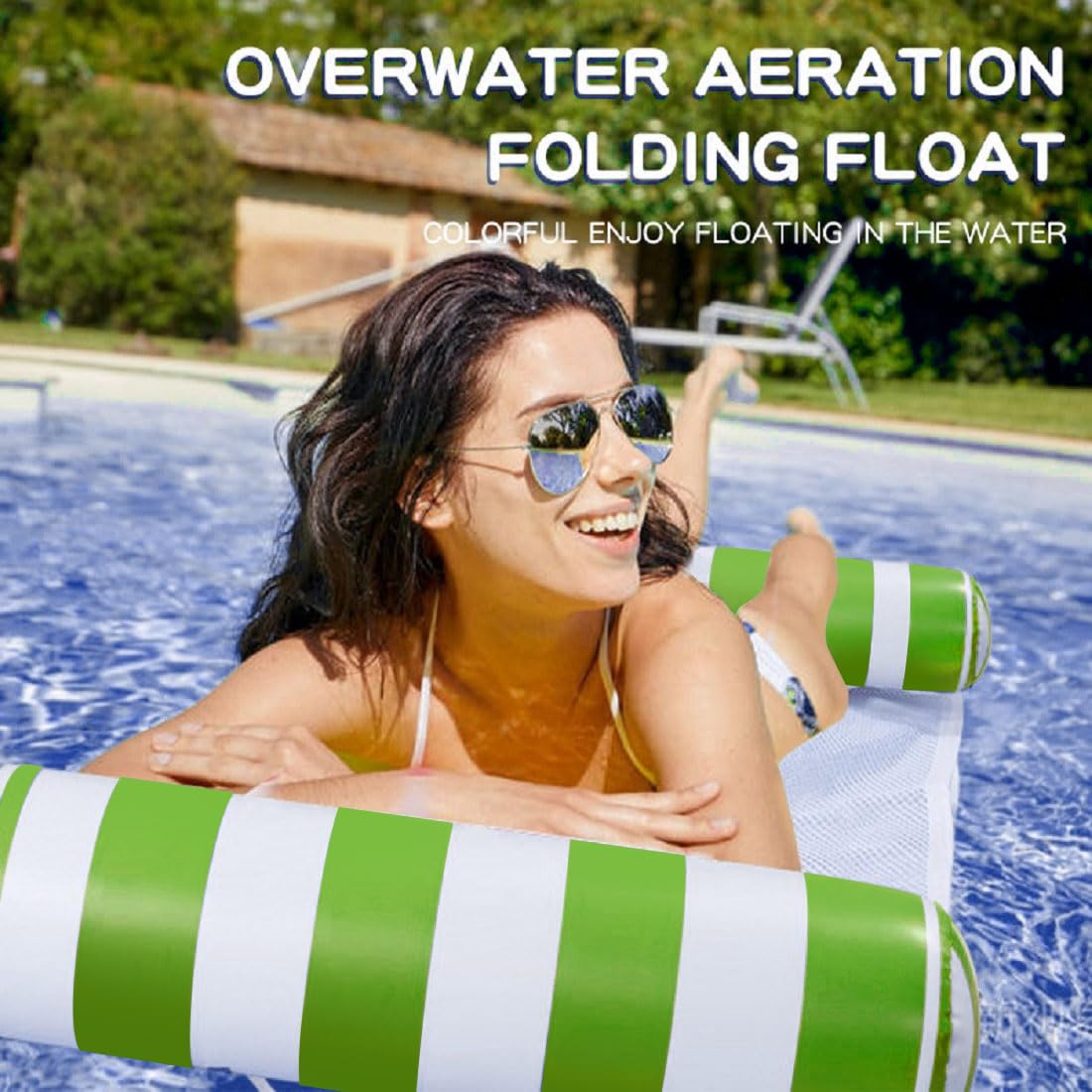 AIWAN LEZHI Inflatable Pool Hammock Float 2-Pack | 3-Position Convertible Lounging