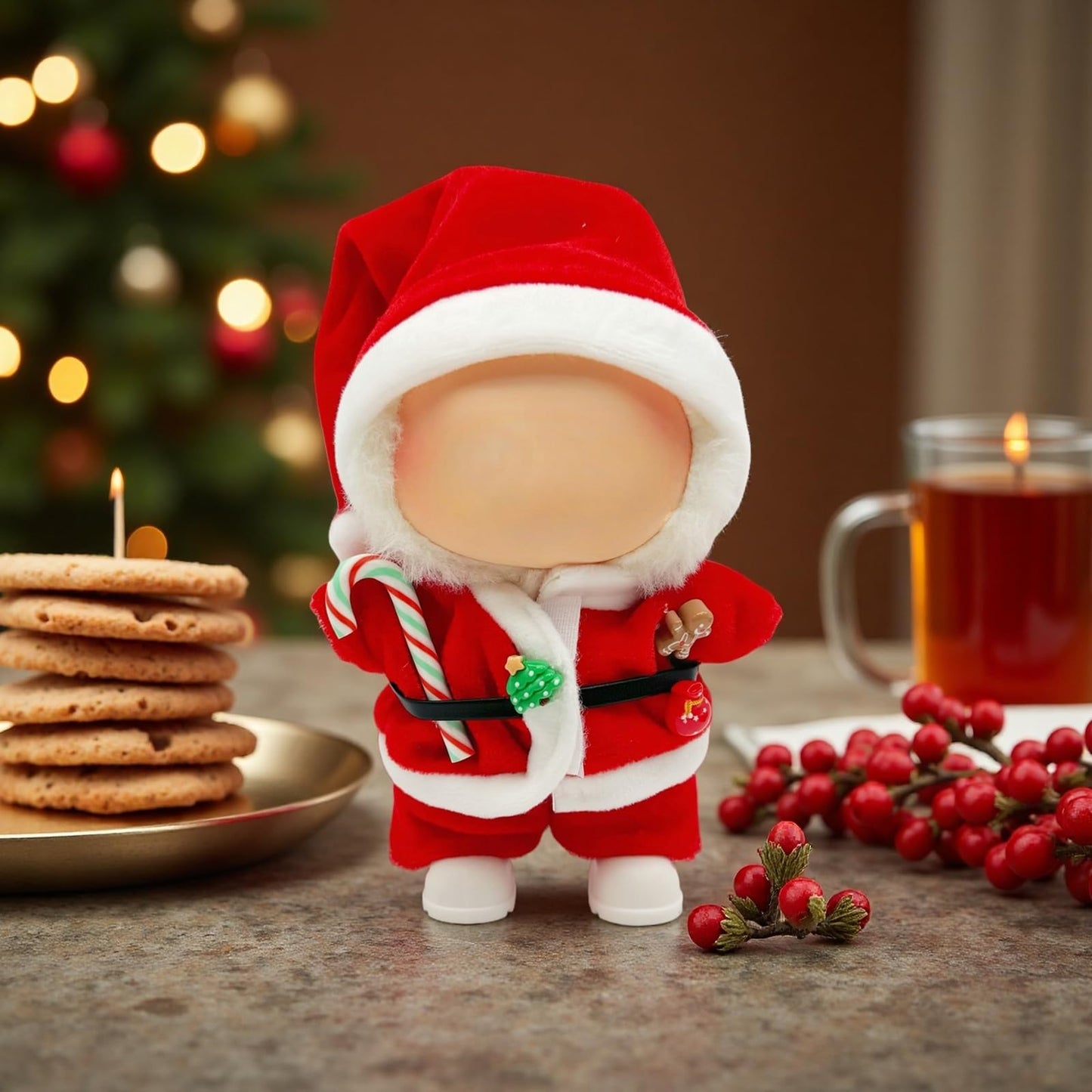 AIZIXIN 17cm Doll Outfit Set — Premium Christmas Accessories for Tiny Dolls