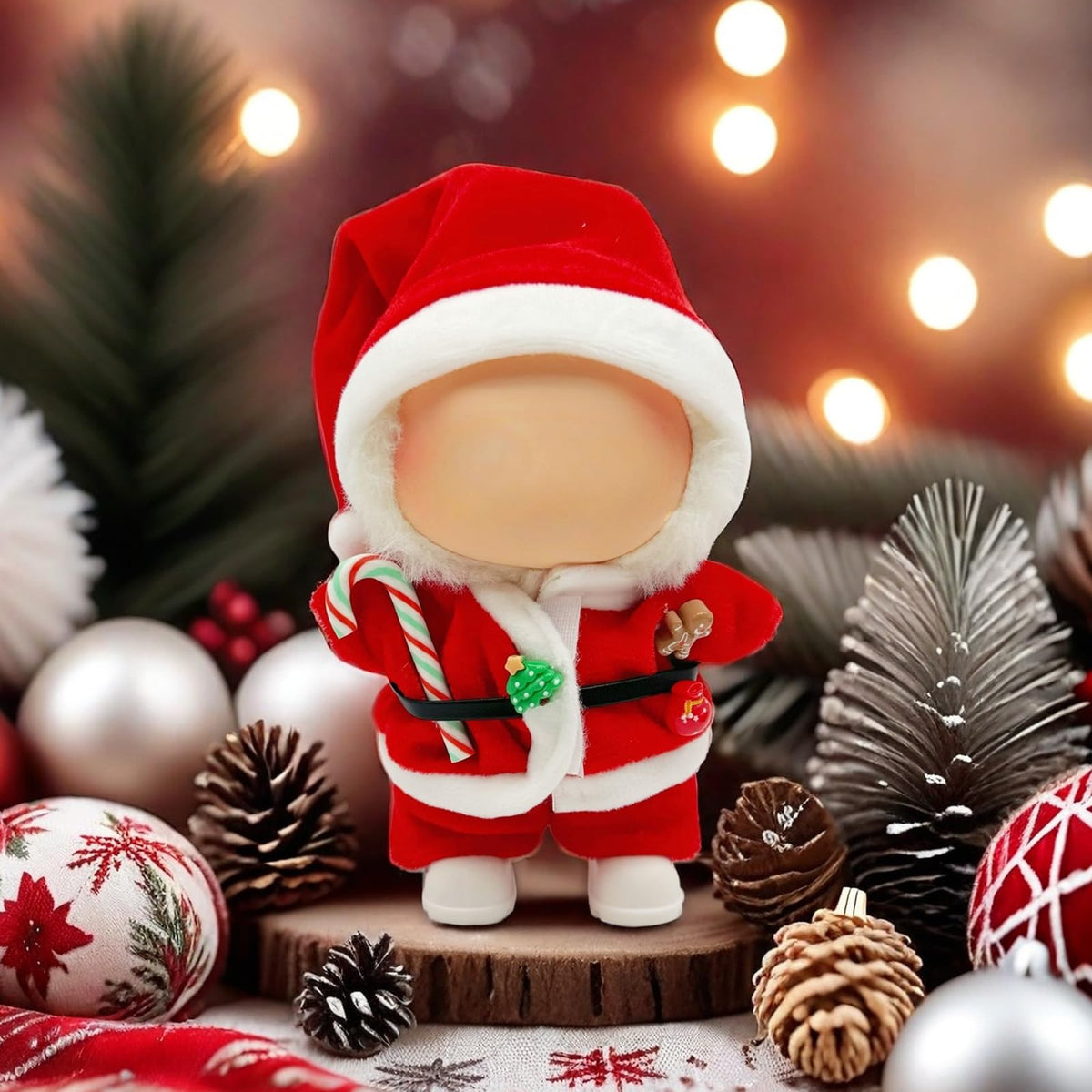 AIZIXIN 17cm Doll Outfit Set — Premium Christmas Accessories for Tiny Dolls