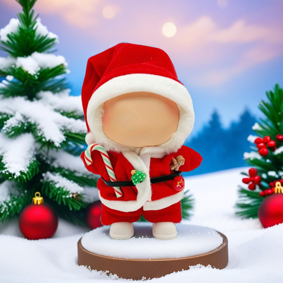 AIZIXIN 17cm Doll Outfit Set — Premium Christmas Accessories for Tiny Dolls