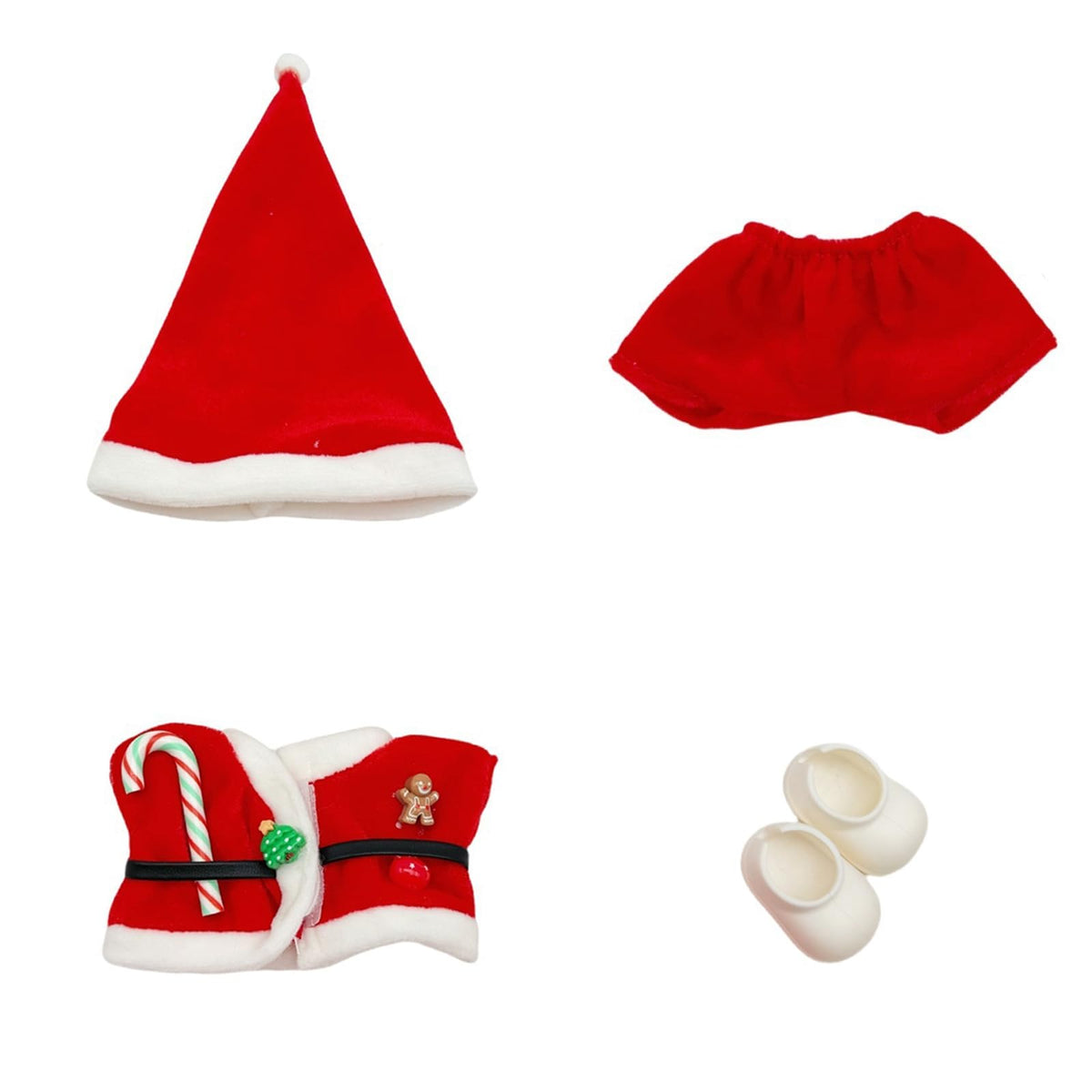 AIZIXIN 17cm Doll Outfit Set — Premium Christmas Accessories for Tiny Dolls