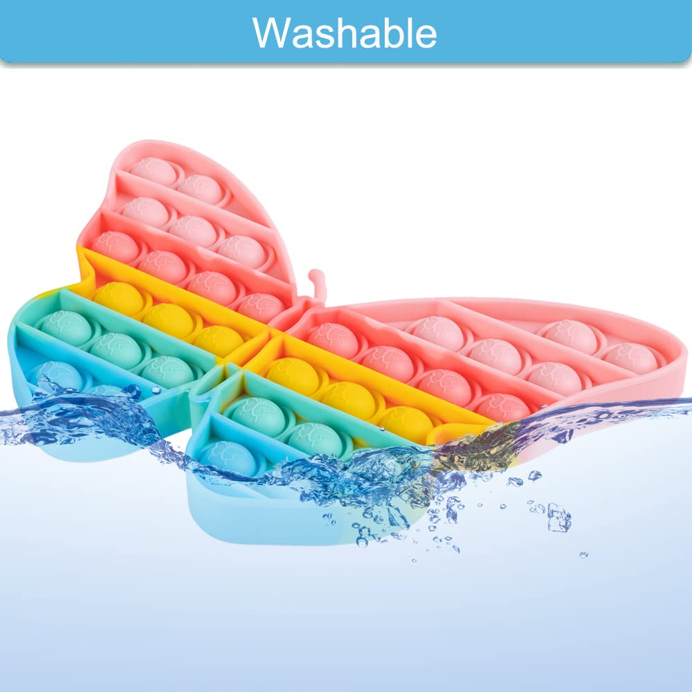 AIZIXIN Pop Bubble Fidget Toy — Butterfly Sensory Toy for Kids & Adults | Stress Relief & Focus