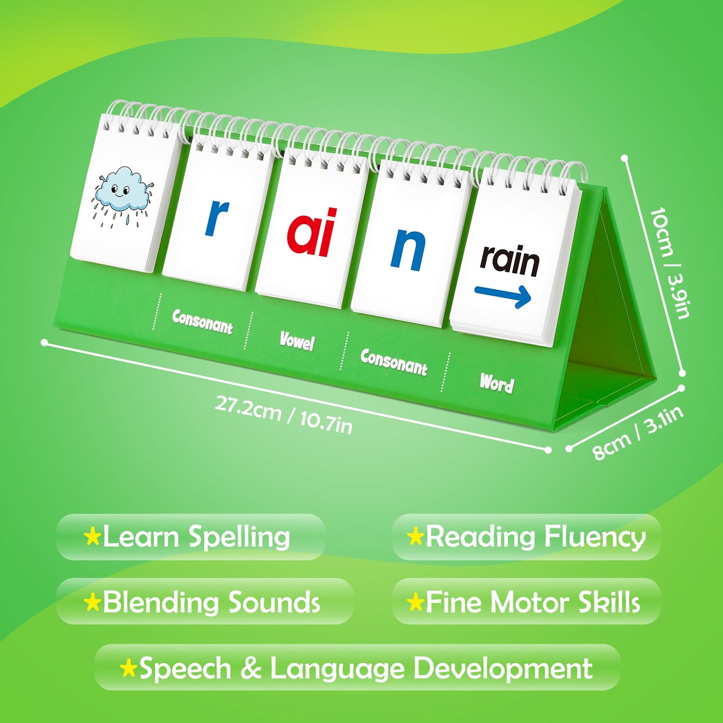 Aizweb CVVC Word Games — Phonics Flash Cards for Preschool & Kindergarten