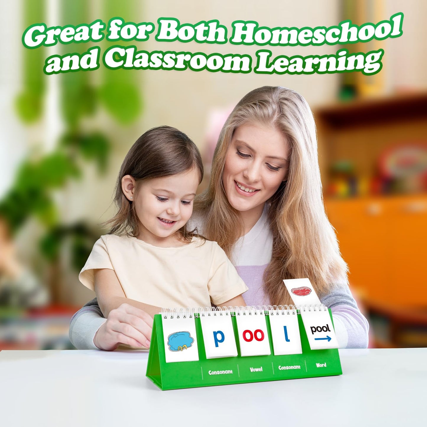 Aizweb CVVC Word Games — Phonics Flash Cards for Preschool & Kindergarten