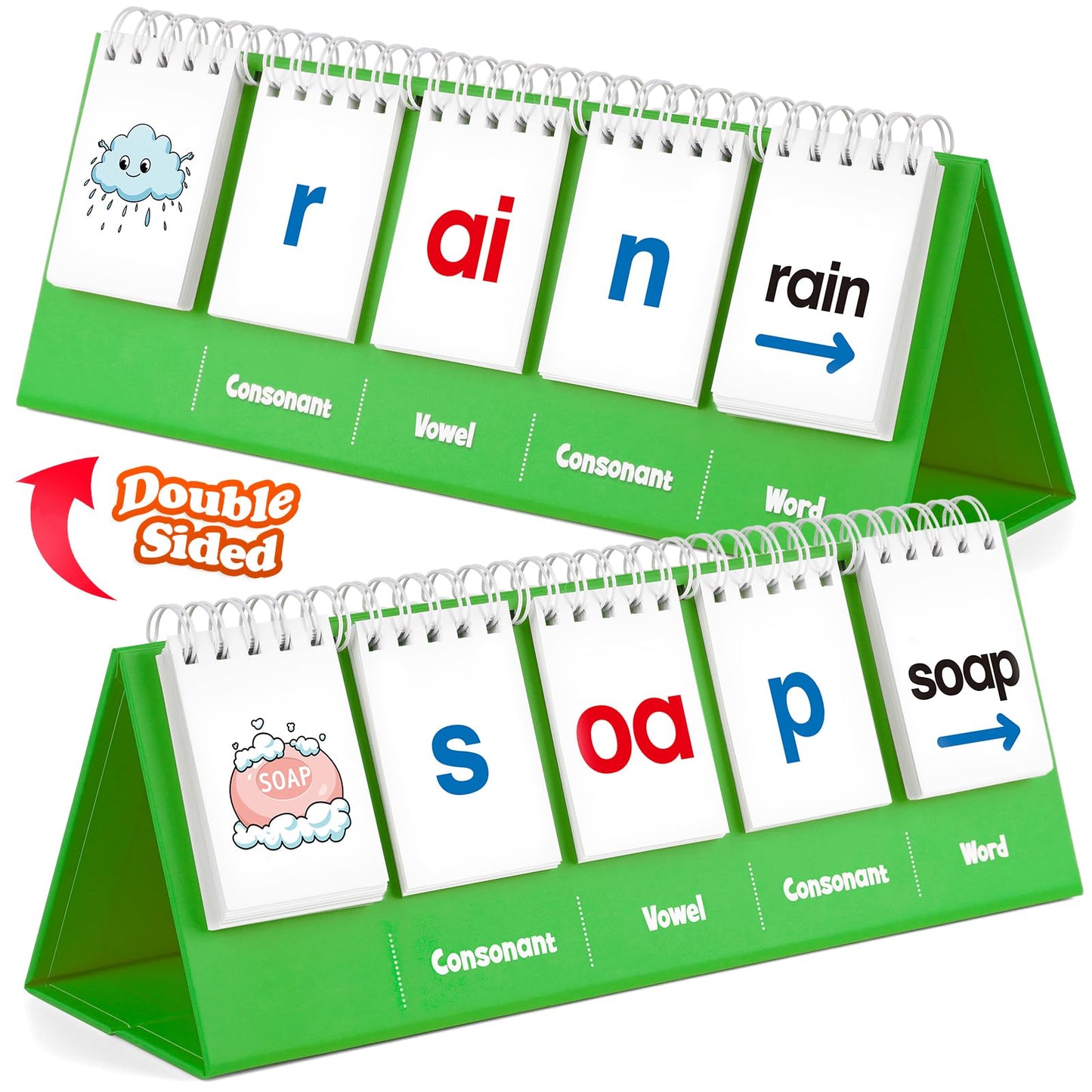 Aizweb CVVC Word Games — Phonics Flash Cards for Preschool & Kindergarten