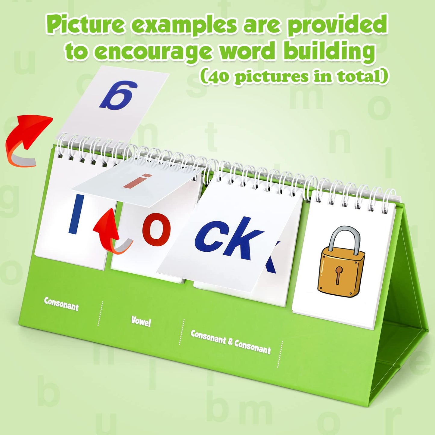 Aizweb CVCC & CCVC Word Builder – Phonics Flash Cards for Preschool & Kindergarten