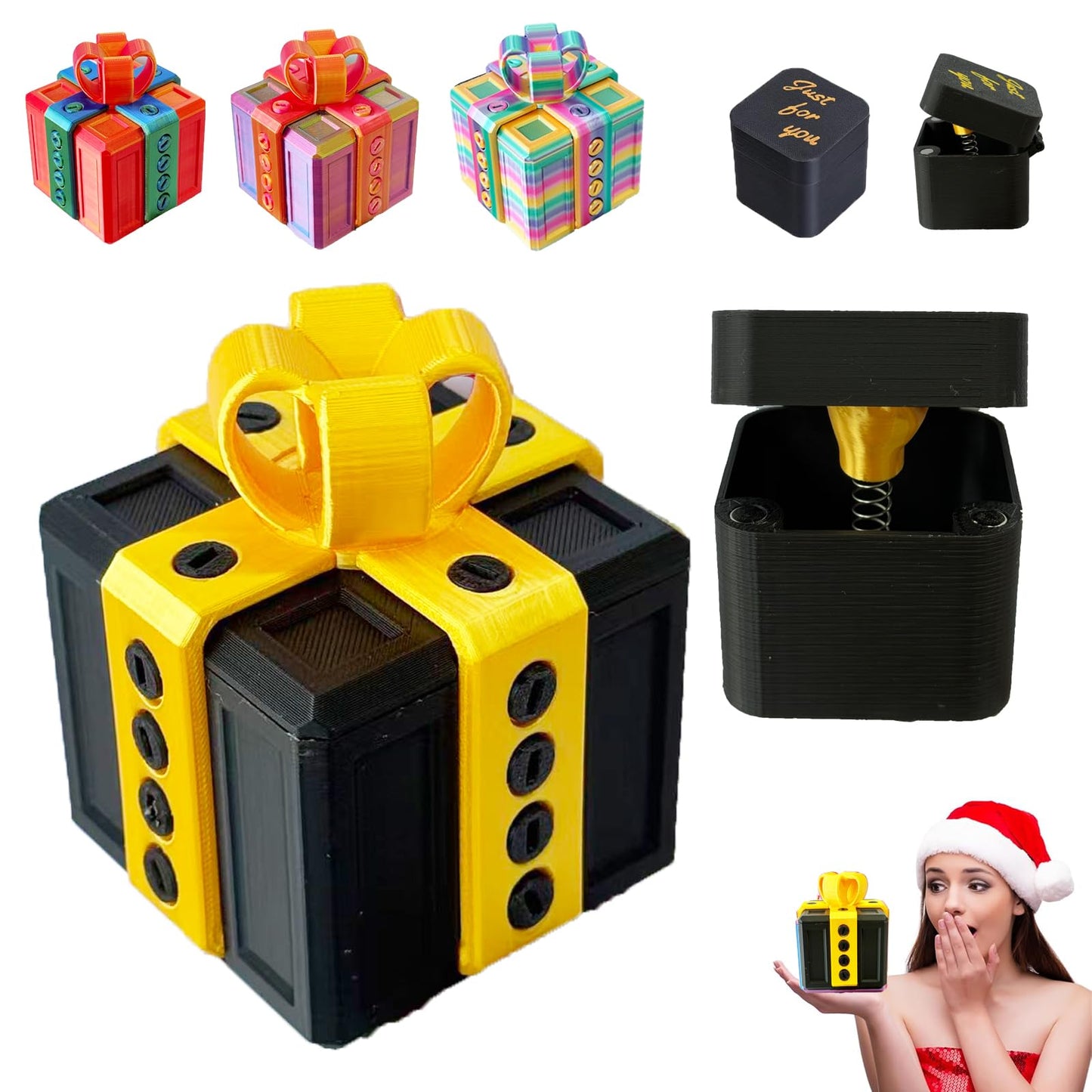 ajitxalr Valentines Day Gifts – Annoying Finger Gift Box Prank with Screws